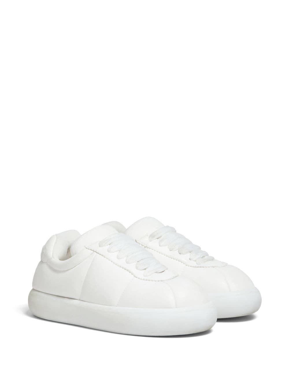 padded lace-up sneakers - 2