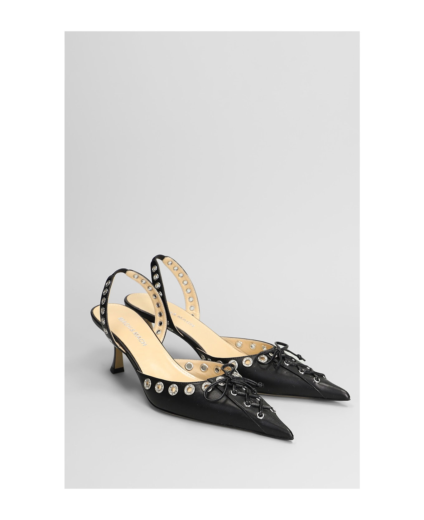 Pumps In Black Leather - 2