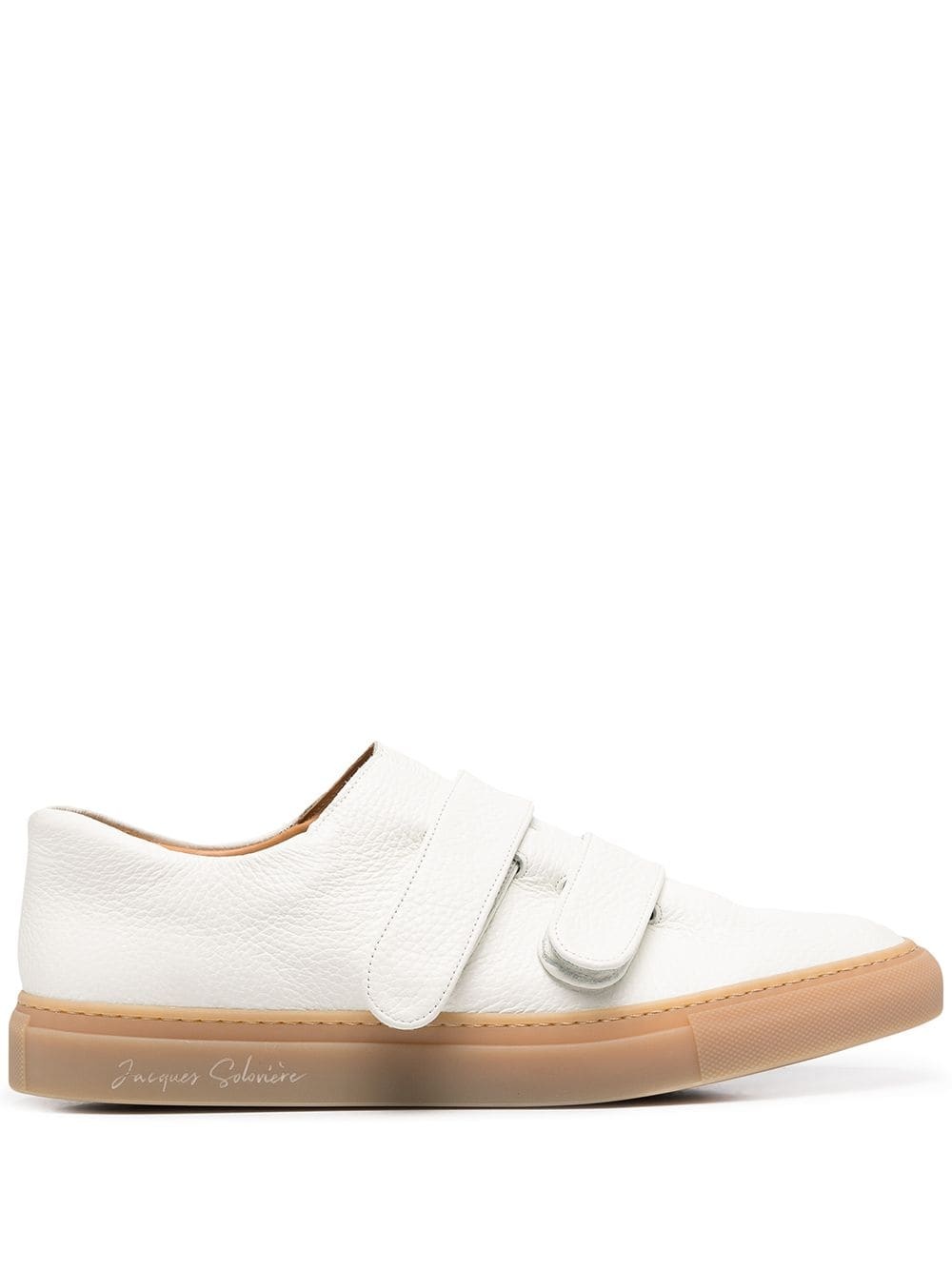 touch-strap low-top sneakers - 1