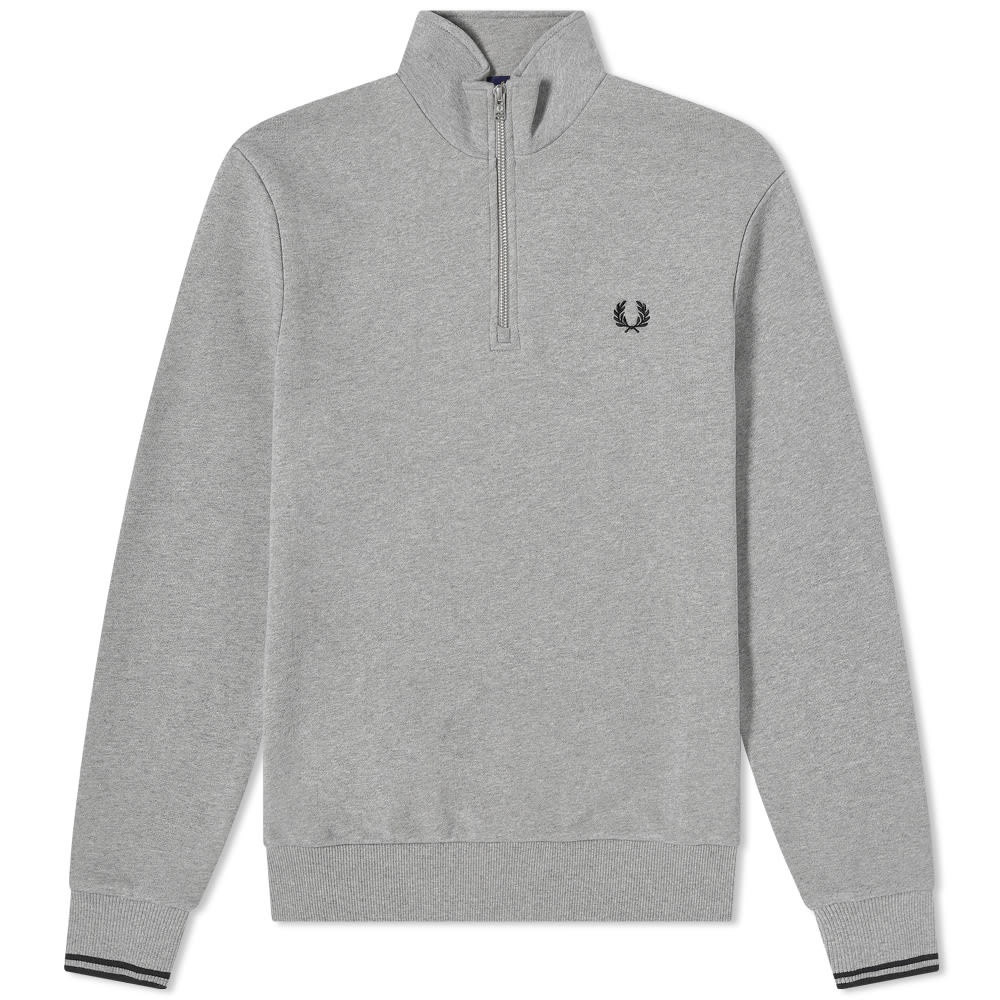 Fred Perry Half Zip Crew Sweat - 1