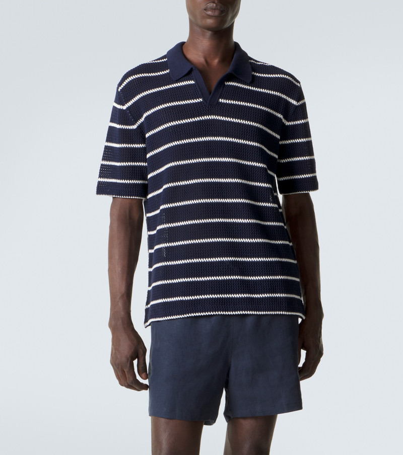 Striped cotton polo shirt 3