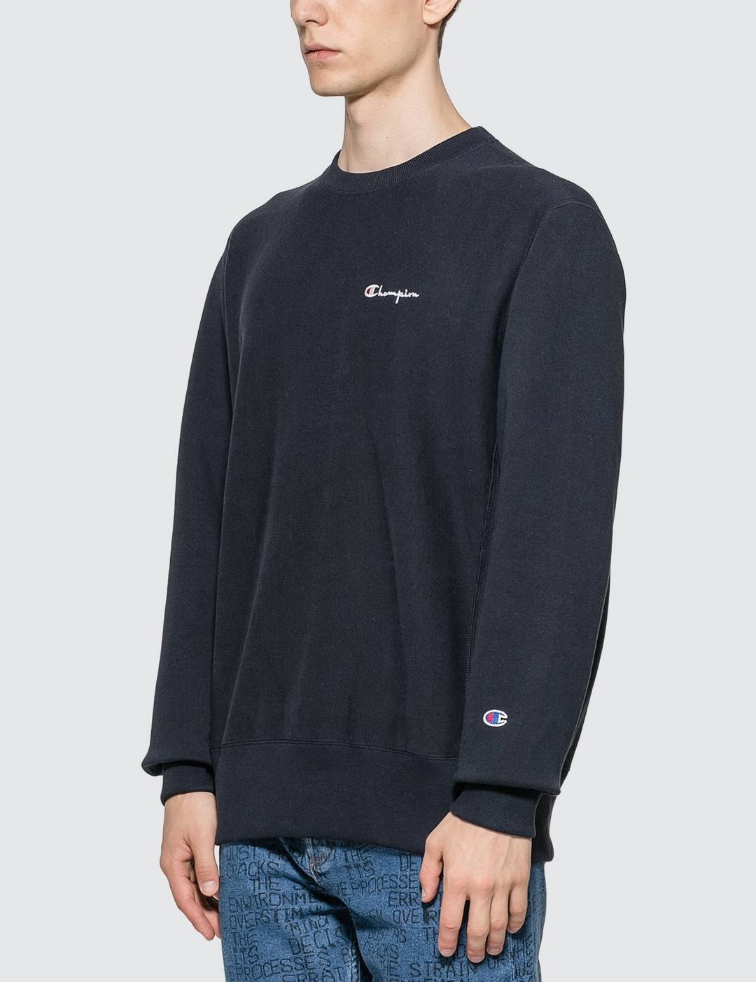 Small Script Crewneck Sweatshirt - 2