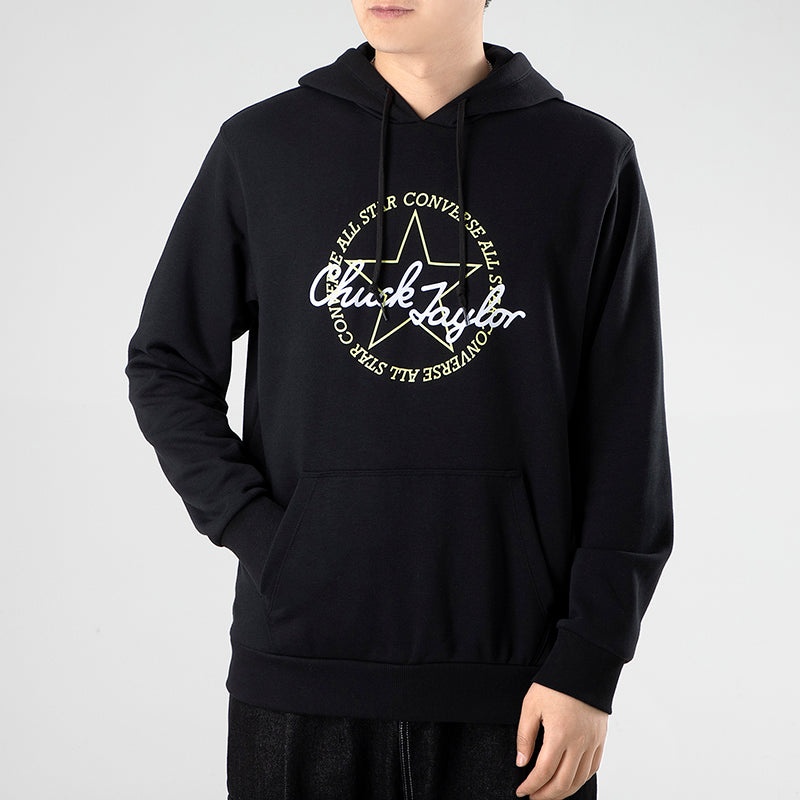 Converse Deconstructed Chuck Patch Pullover Hoodie 'Black' 10022265-A01 - 3