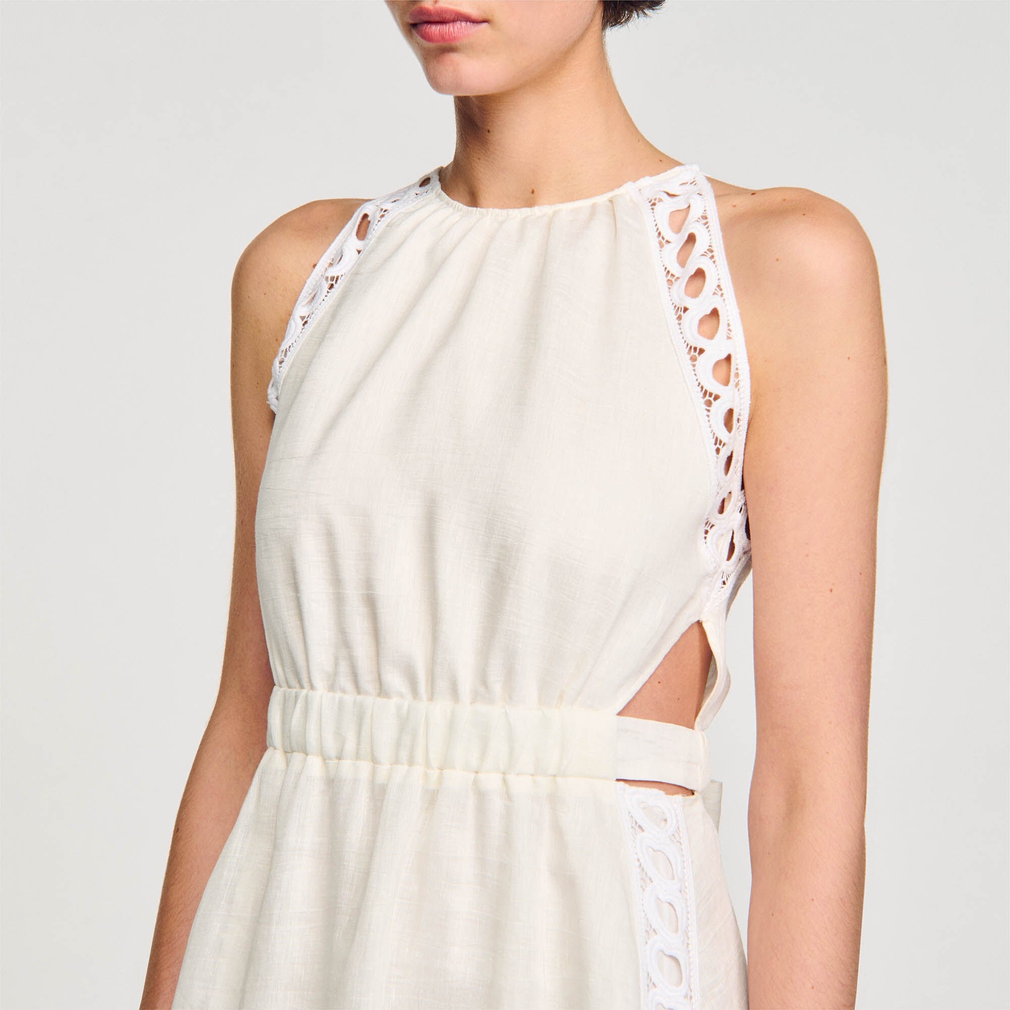 LINEN MAXI DRESS - 4