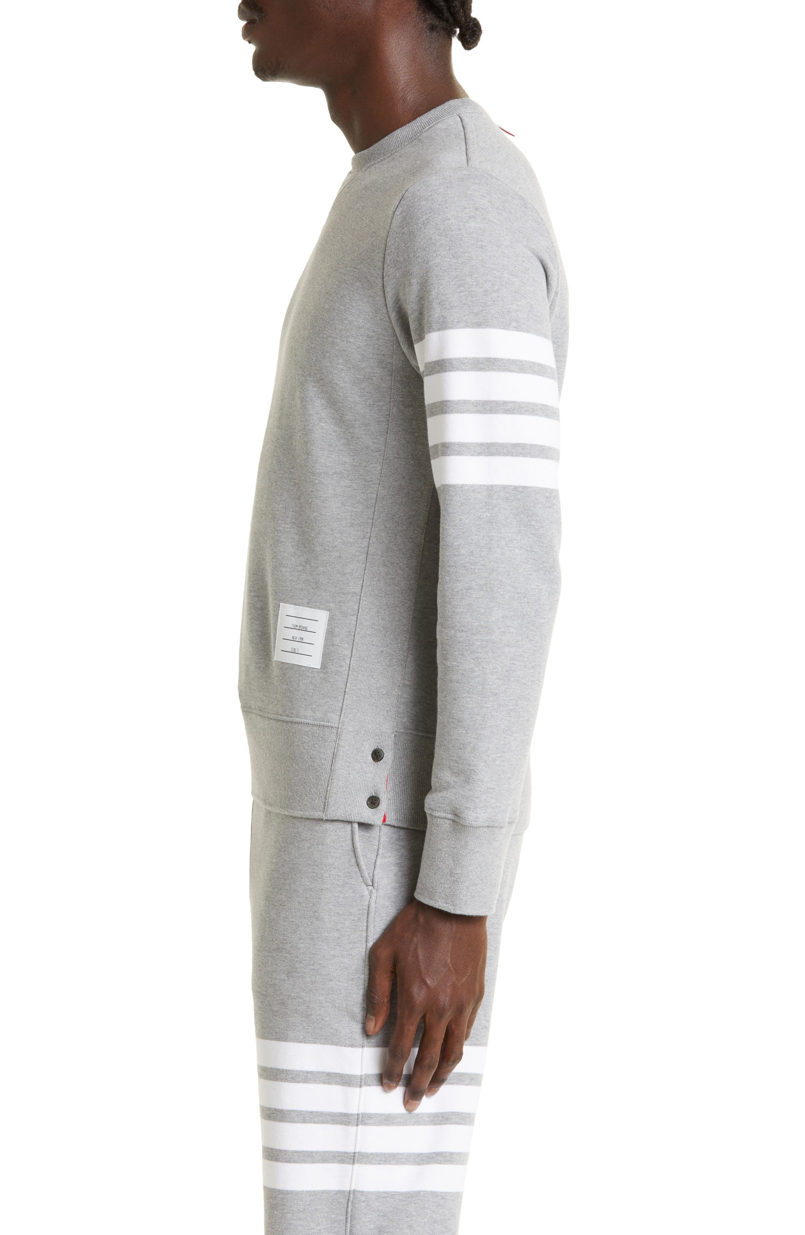 Stripe Sleeve Sweatshirt - 4