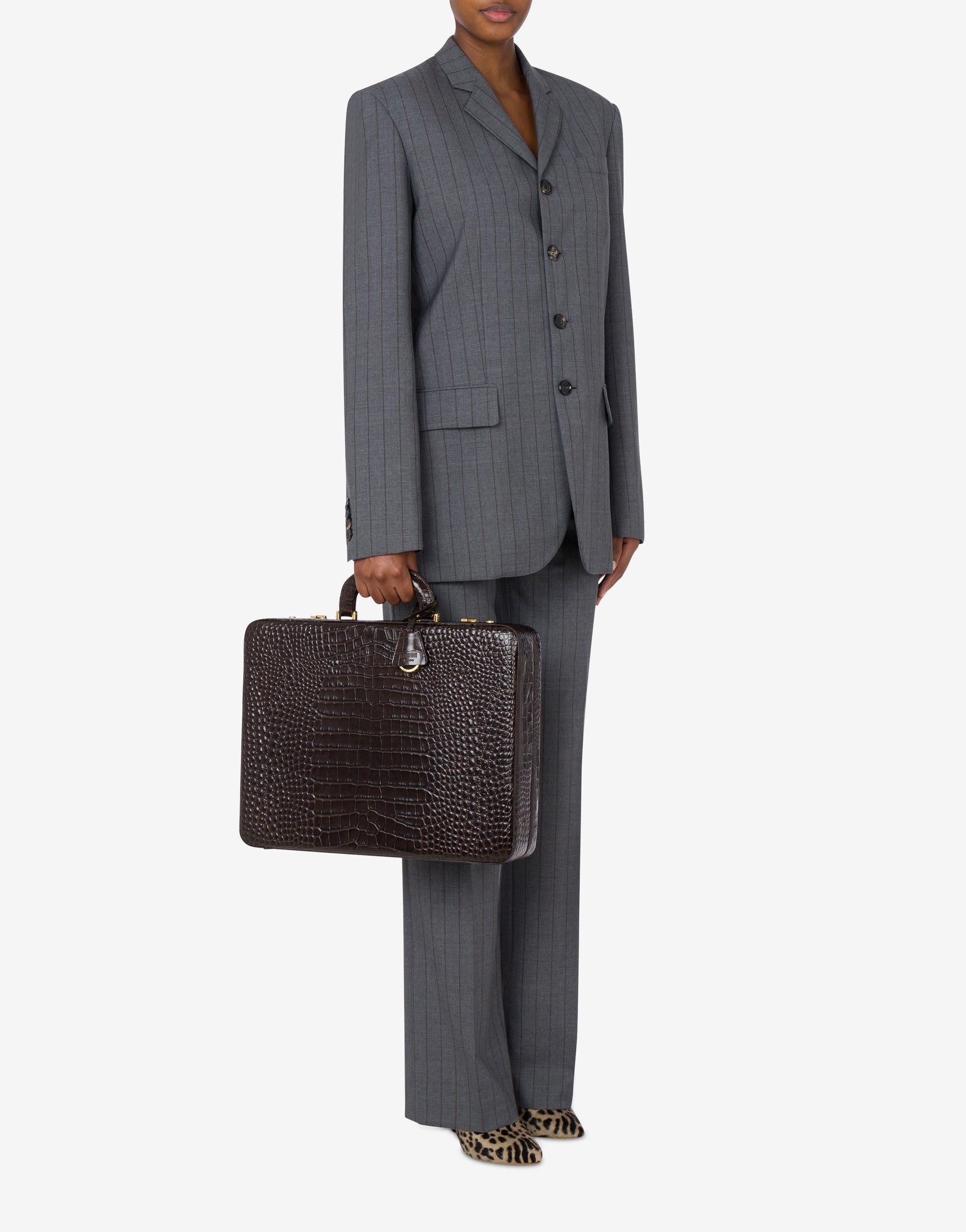 CROC PRINT BRIEFCASE - 4