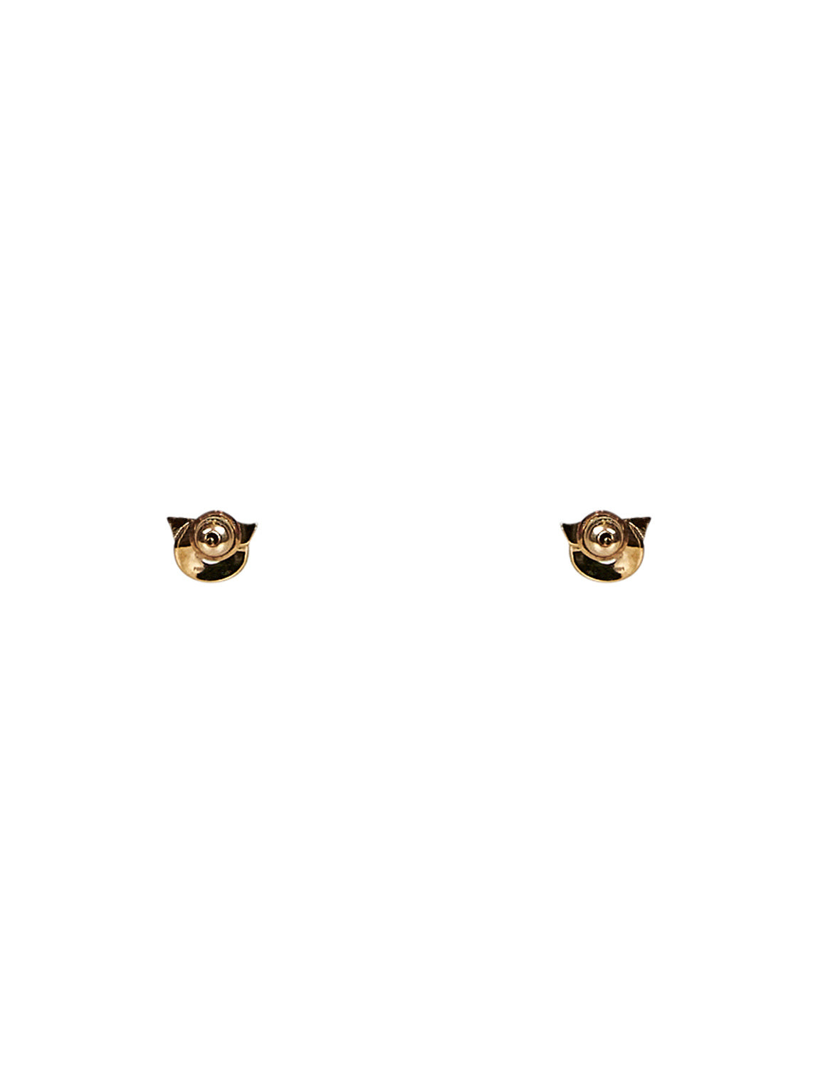Gold Gancini earrings with rhinestones - size 10 - 2