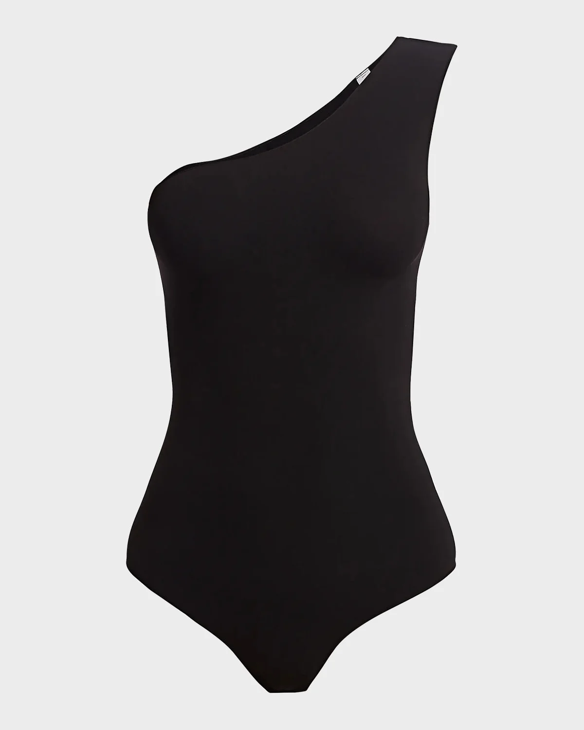 Ballet One-Shoulder Sleeveless Matte Bodysuit - 1