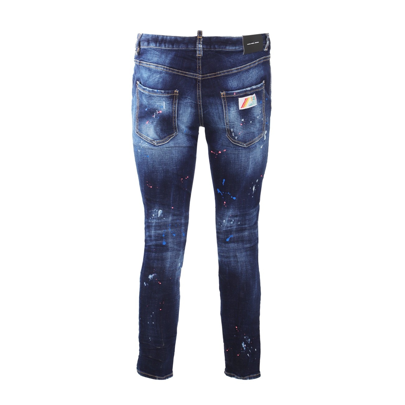 blue cotton jeans - 2