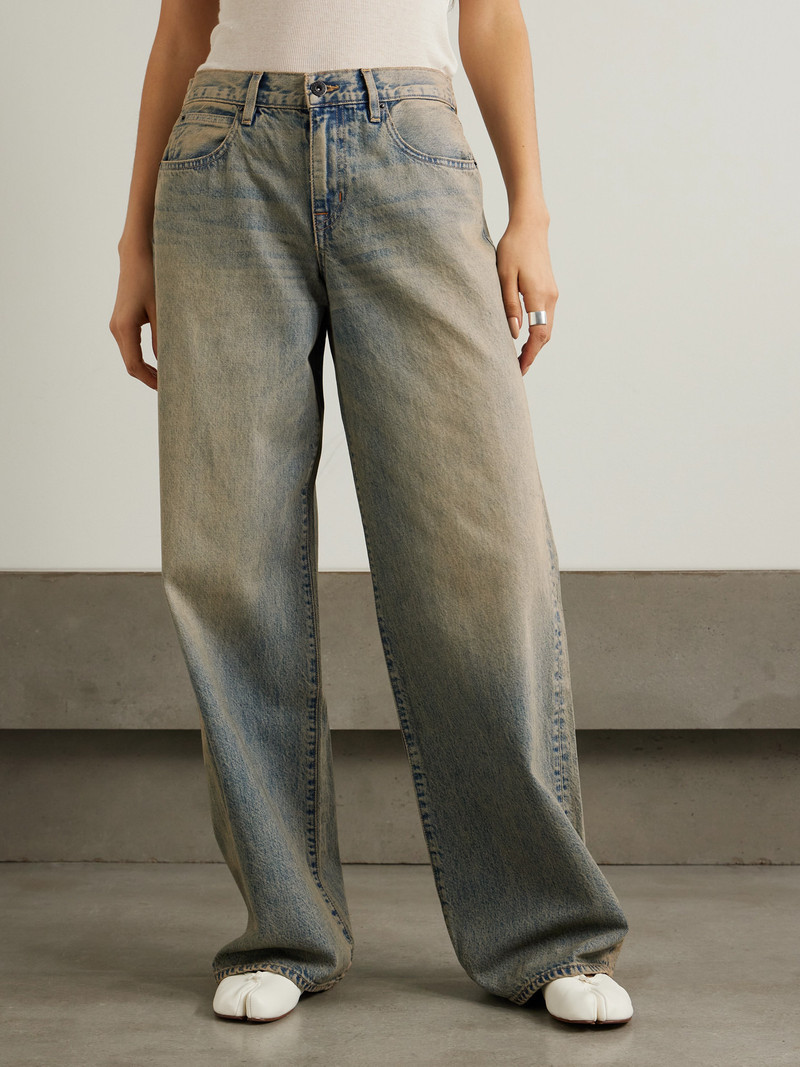 Mica Low-rise Wide-leg Jeans 4