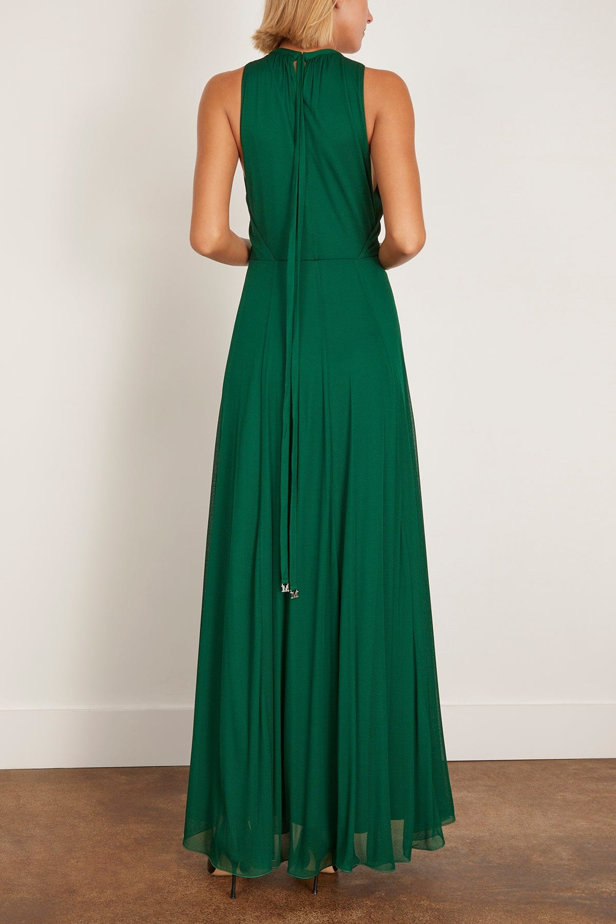 Carnet Jersey Dress in Emerald - 4