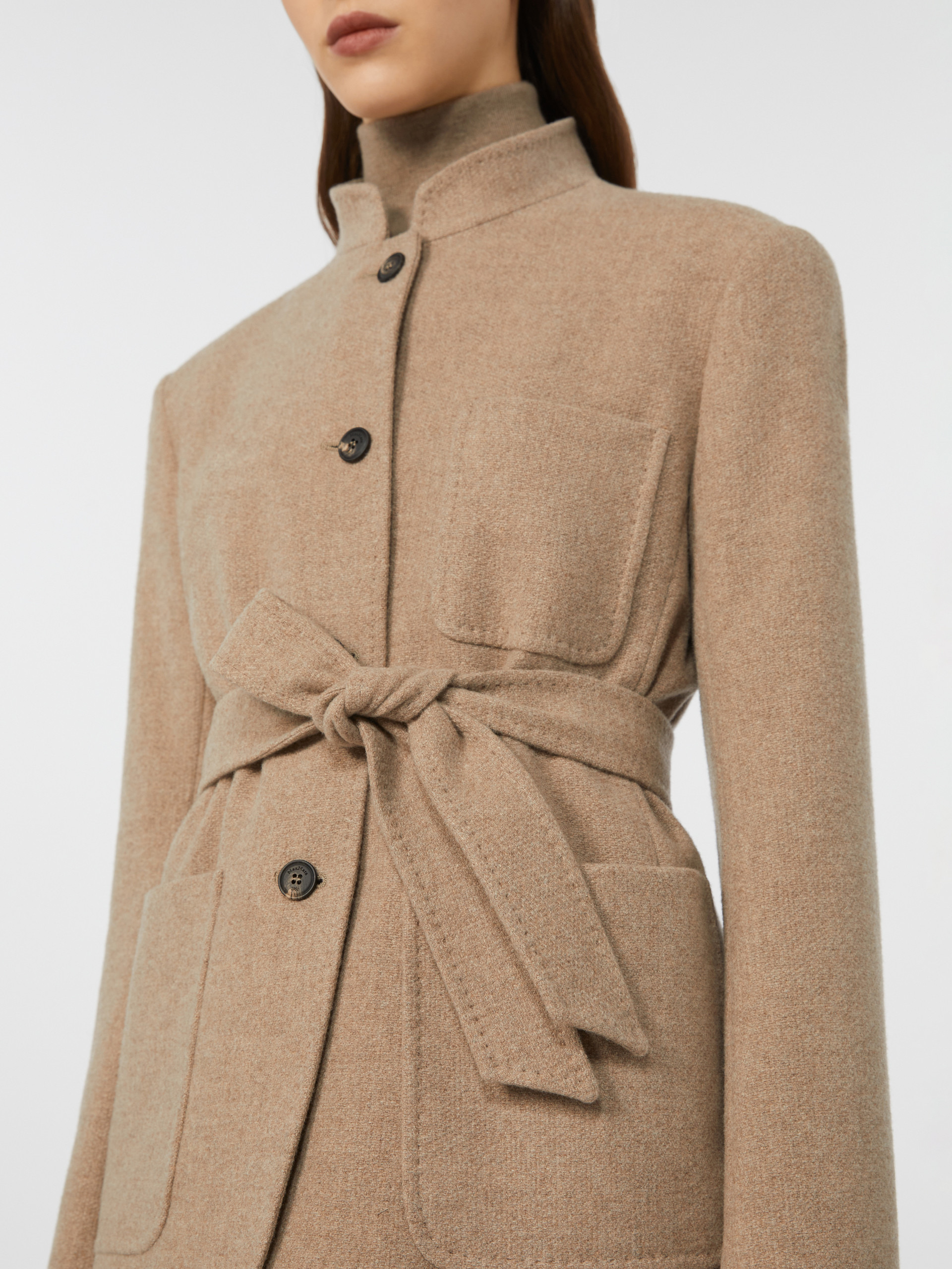 FALLA Cashmere jacket with belt - 5