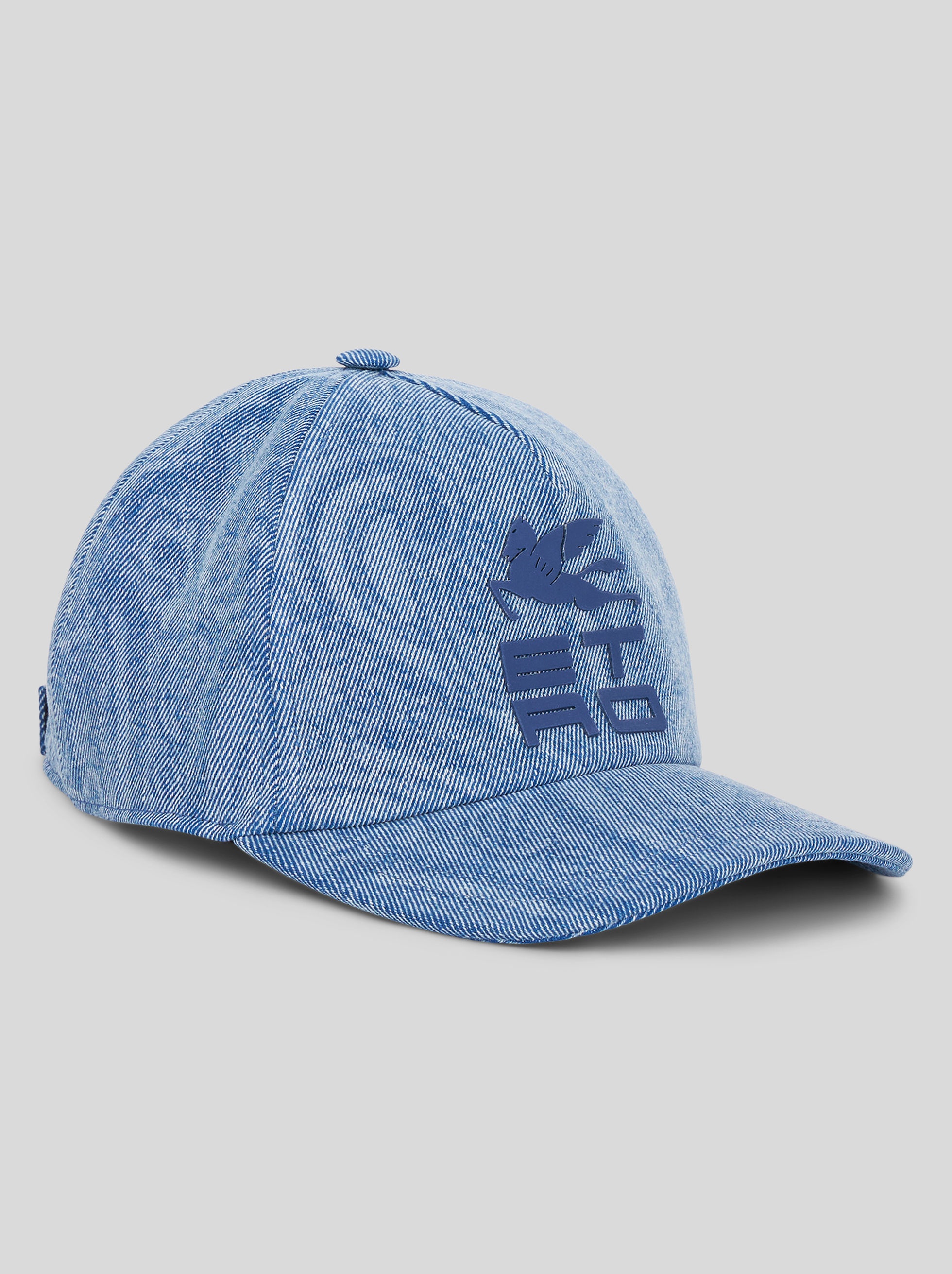 PAISLEY DENIM BASEBALL CAP WITH LOGO - 1