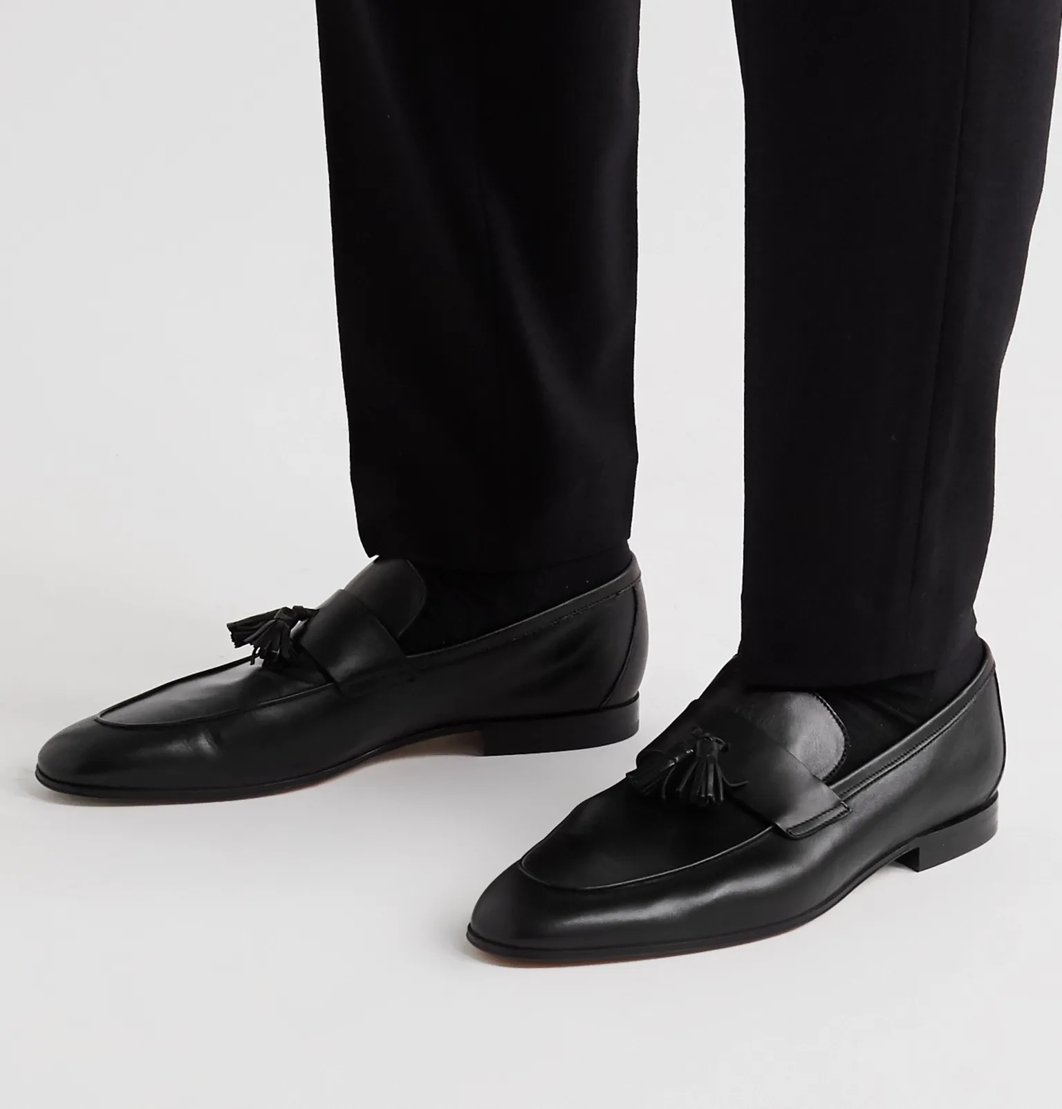 Hilton Leather Tasselled Loafers - 4