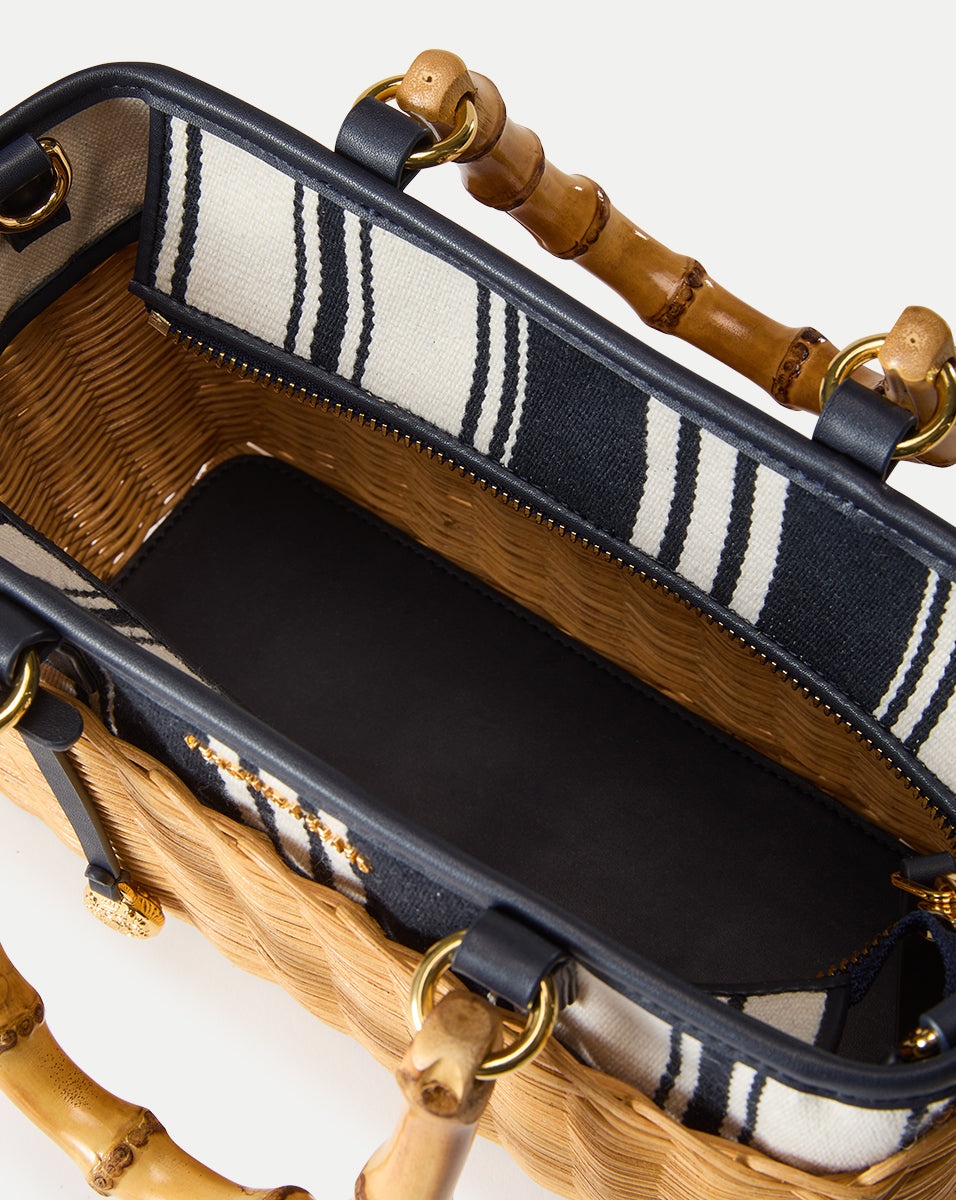 WICKER PORTO SATCHEL BAG - 4