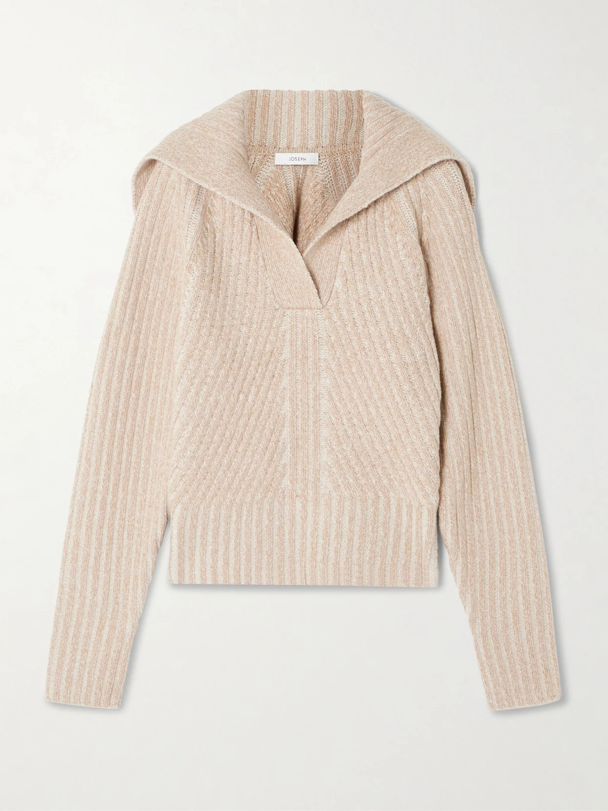 Robby Ribbed Merino Wool-blend Sweater - 1