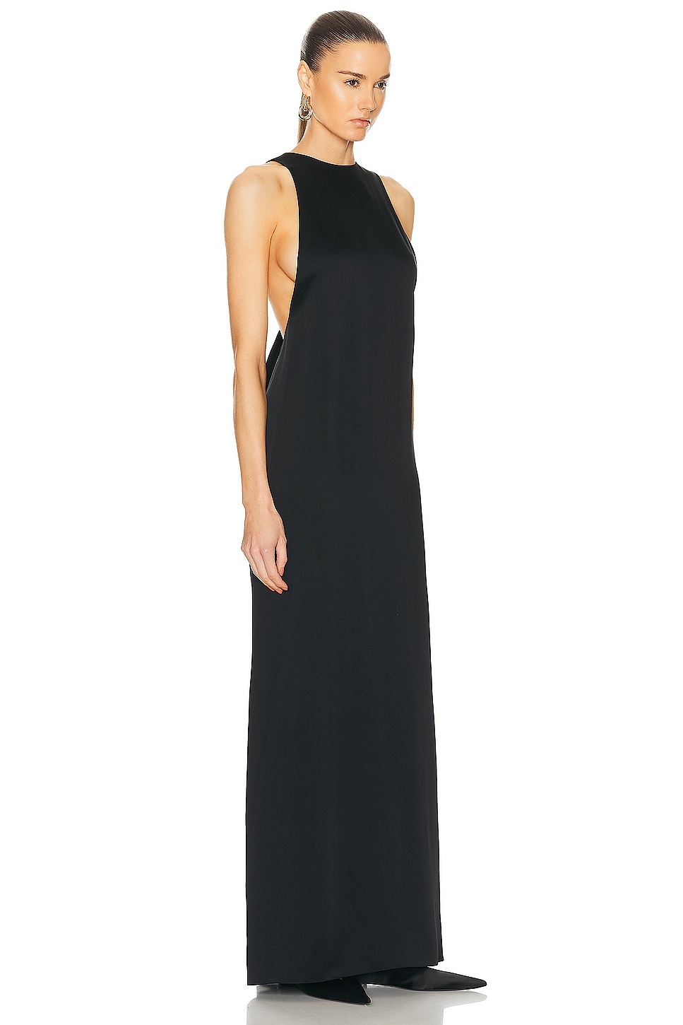 Satin Maxi Dress - 3