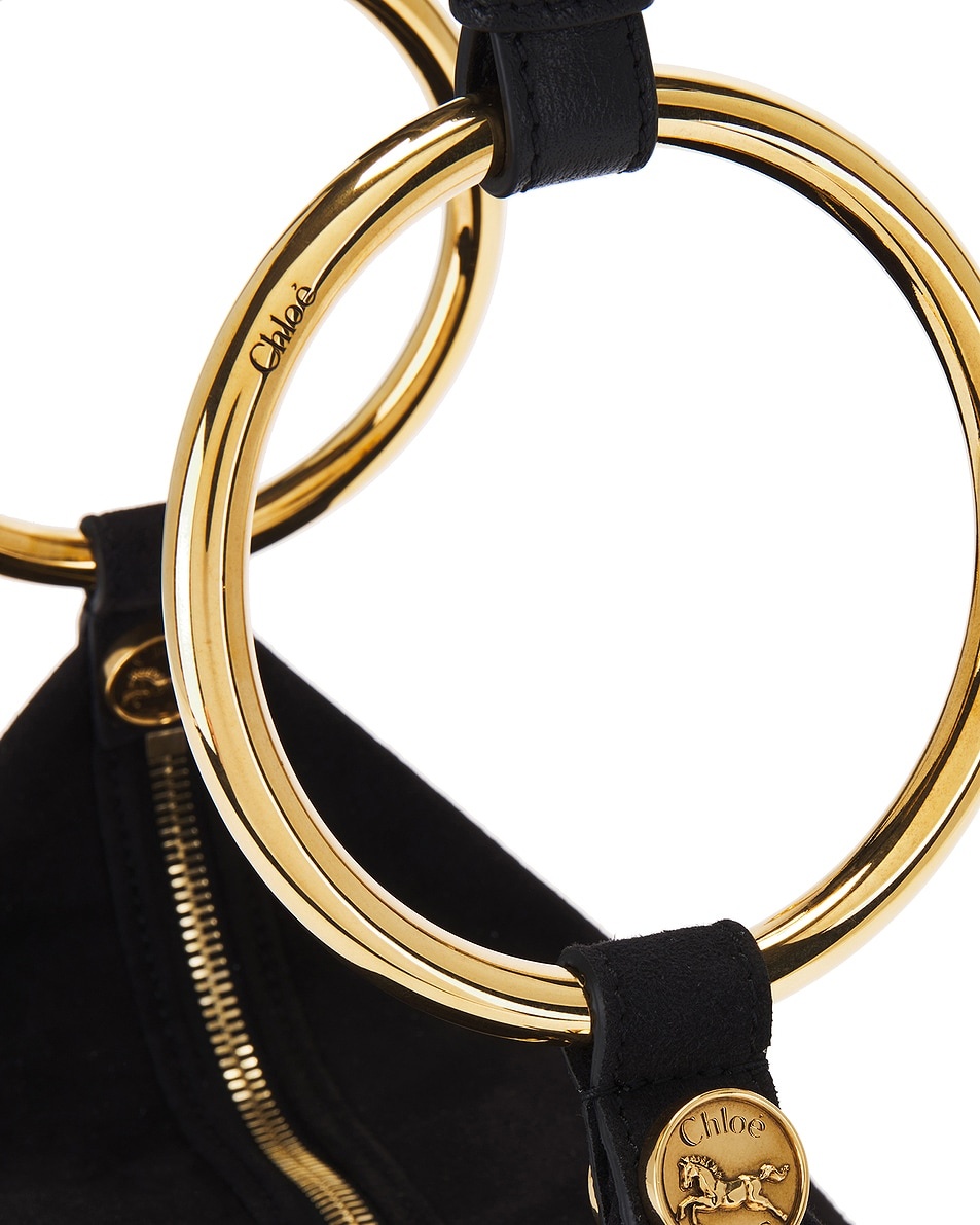 Bracelet Suede Shoulder Bag - 7