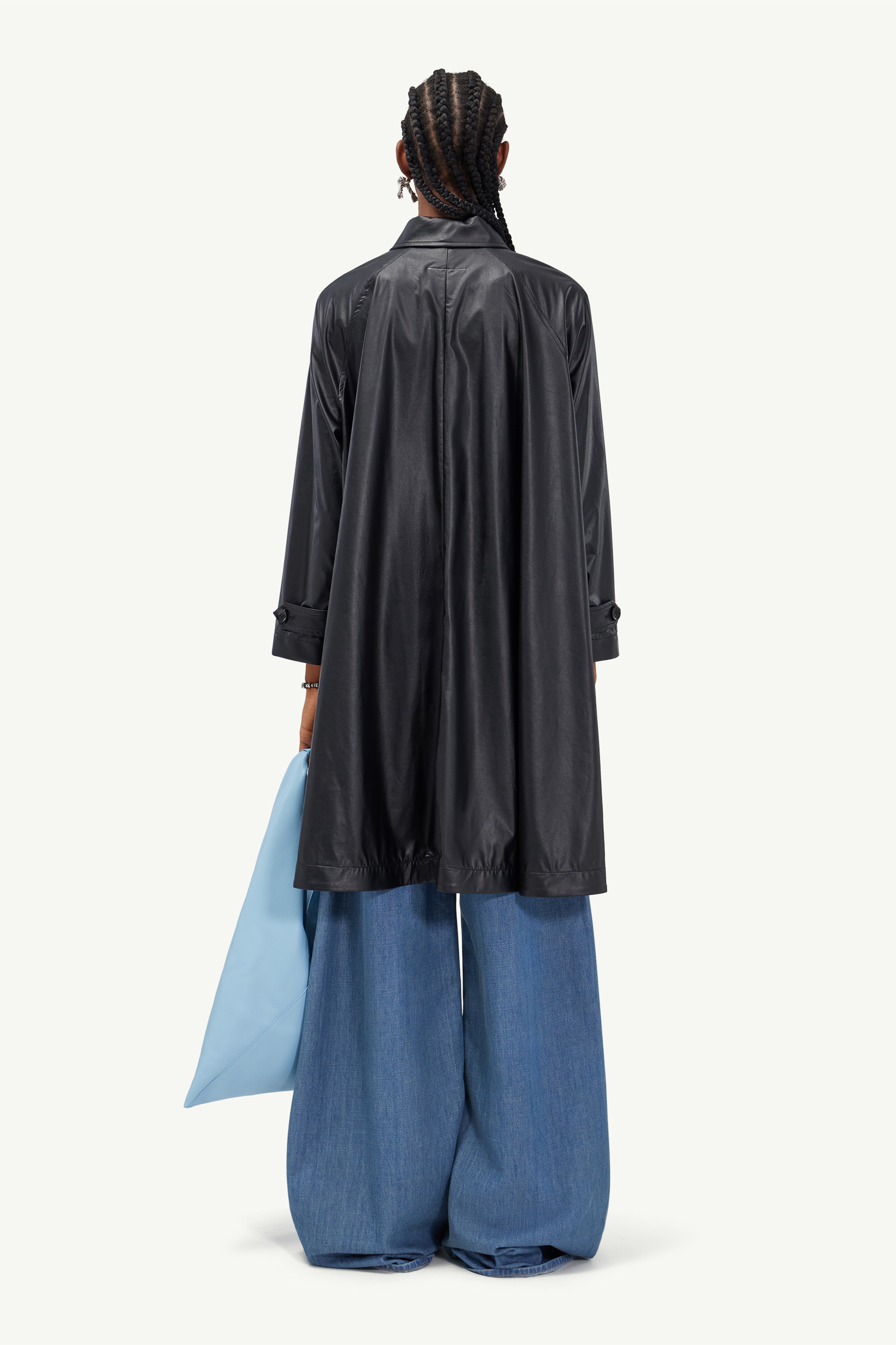 A-line trench coat - 4