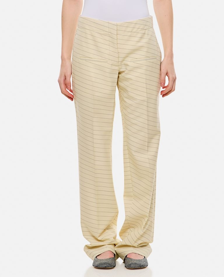 FRONT POCKET STRAIGHT TROUSERS - 1