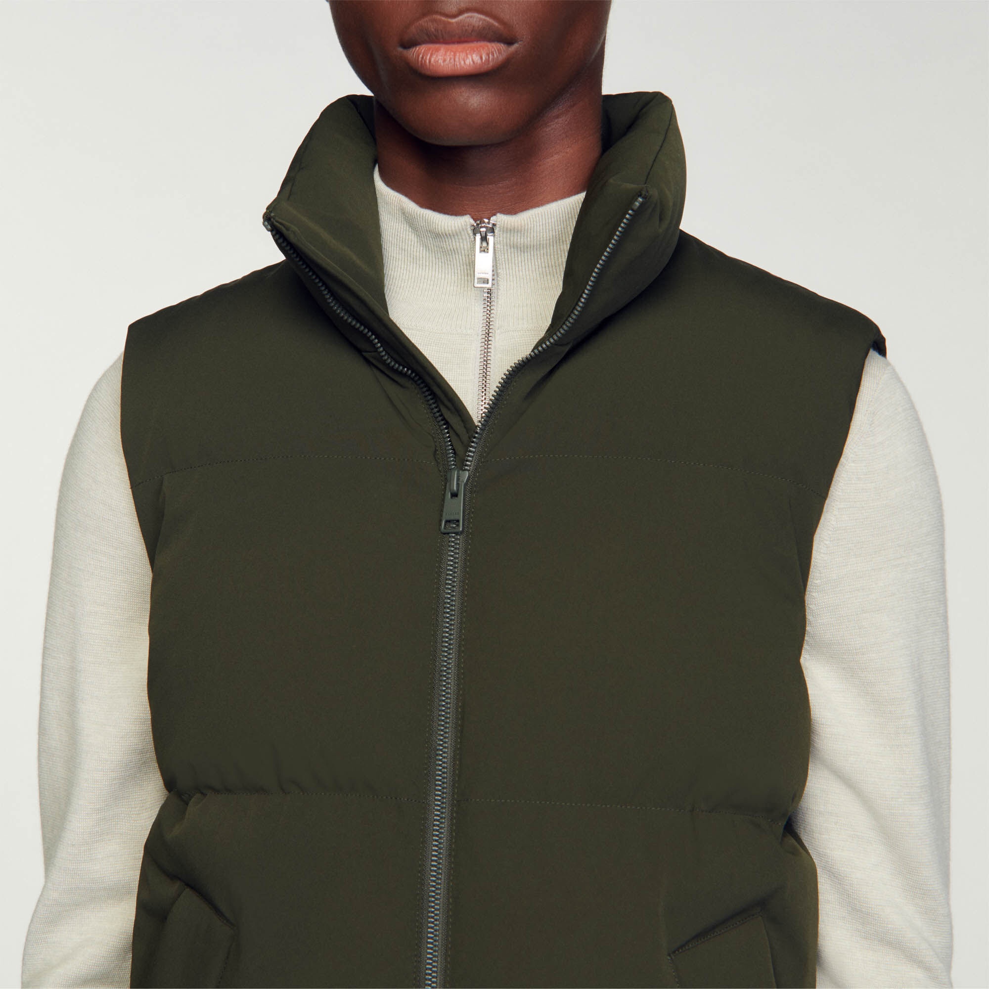 SLEEVELESS PUFFER JACKET - 4