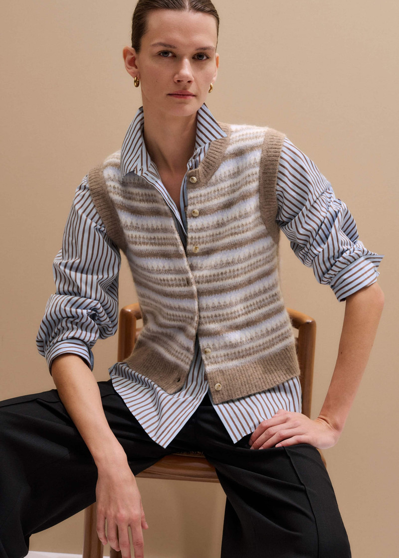 Fair Isle Crop Knit 1
