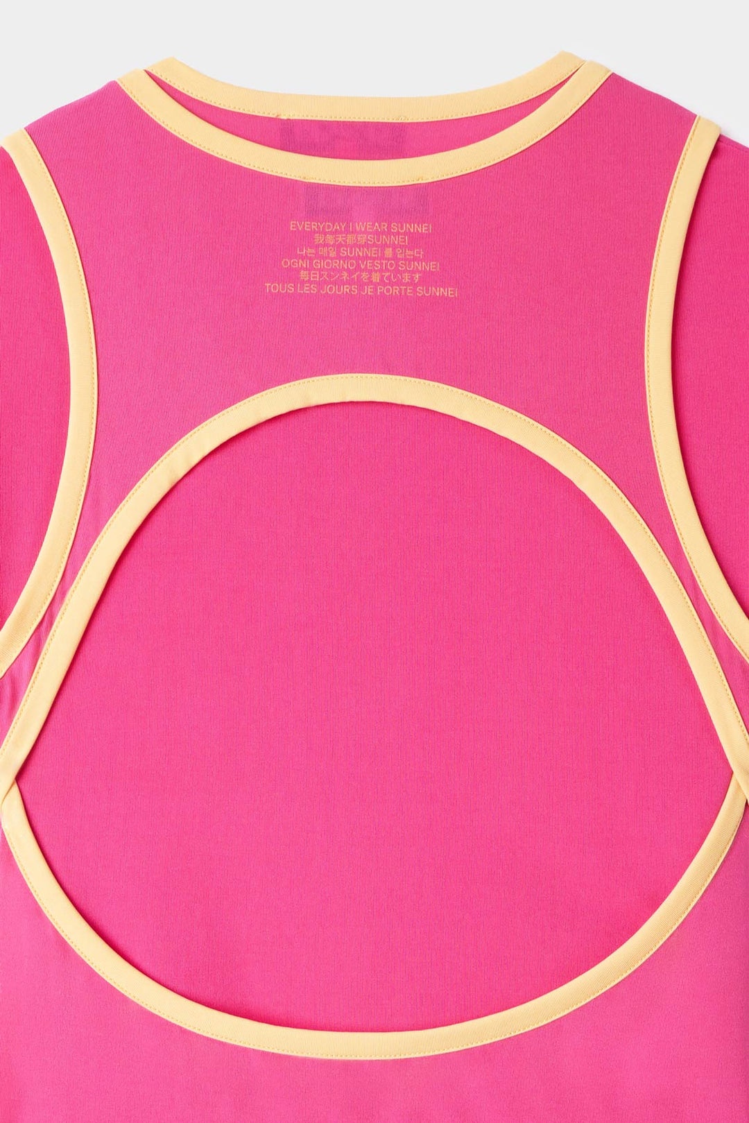SUPER STRETCH COMBINED T-SHIRT / hot pink - 4