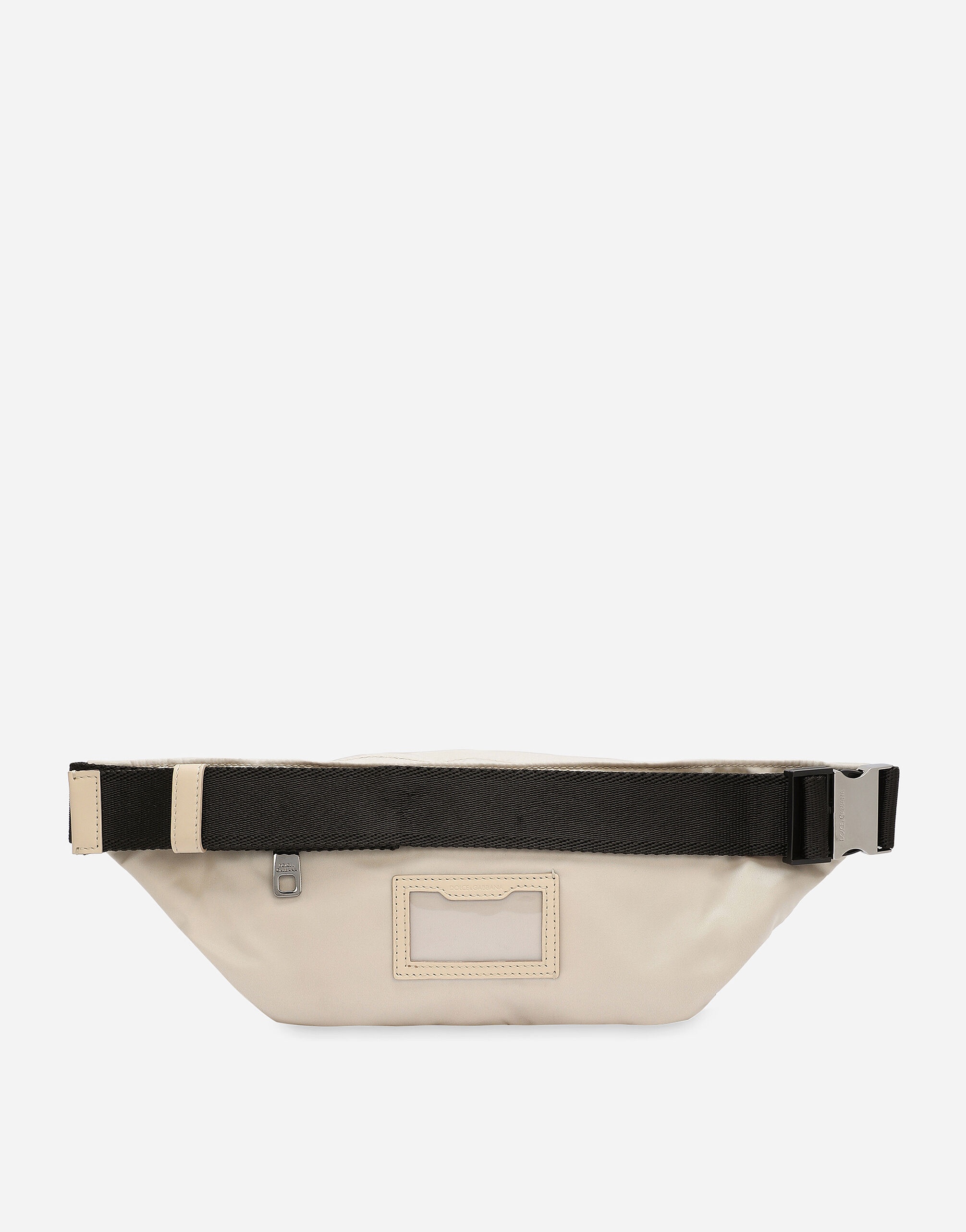 Small nylon belt bag with rubberized logo - 4