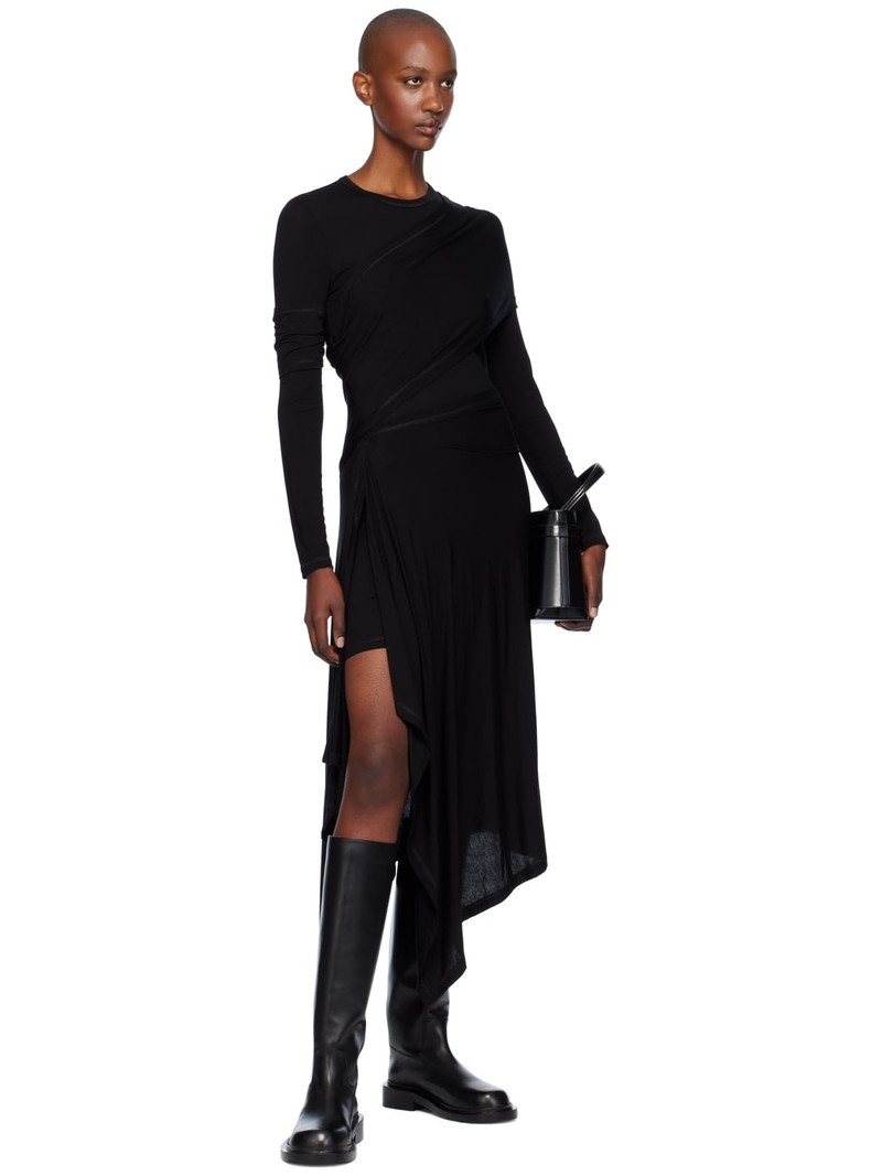 Helmut Lang Black Protection Maxi Dress outlook