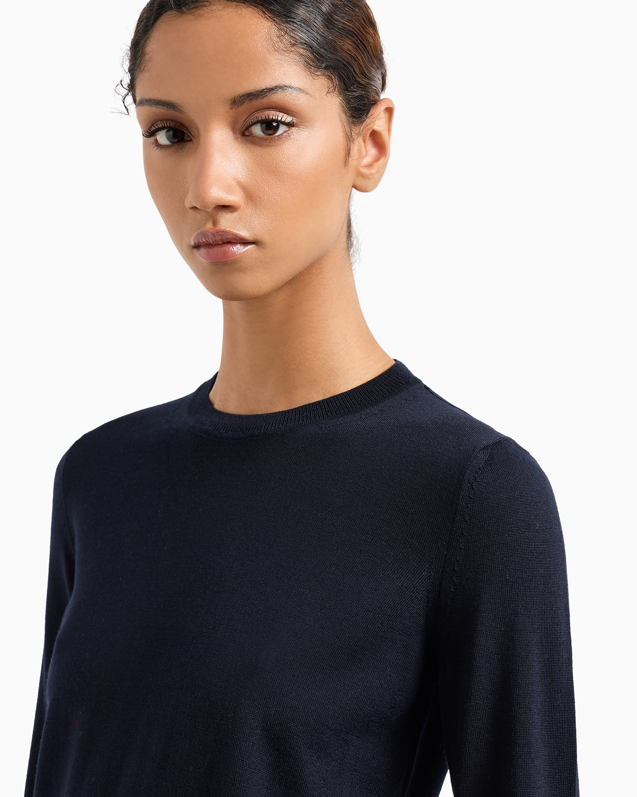 Crew-neck jumper in pure virgin wool - 5