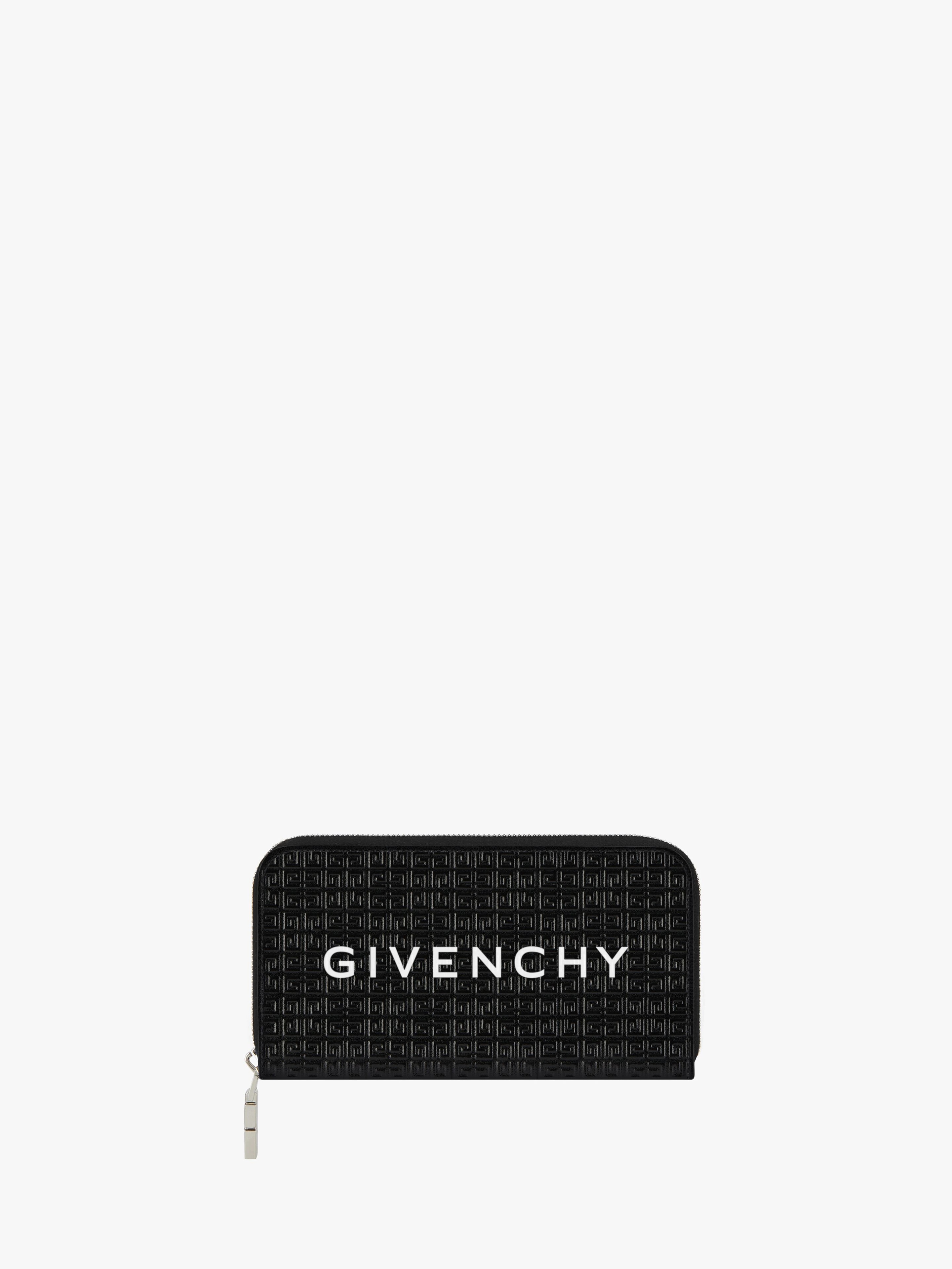 LONG GIVENCHY ZIPPERED WALLET IN 4G LEATHER - 1