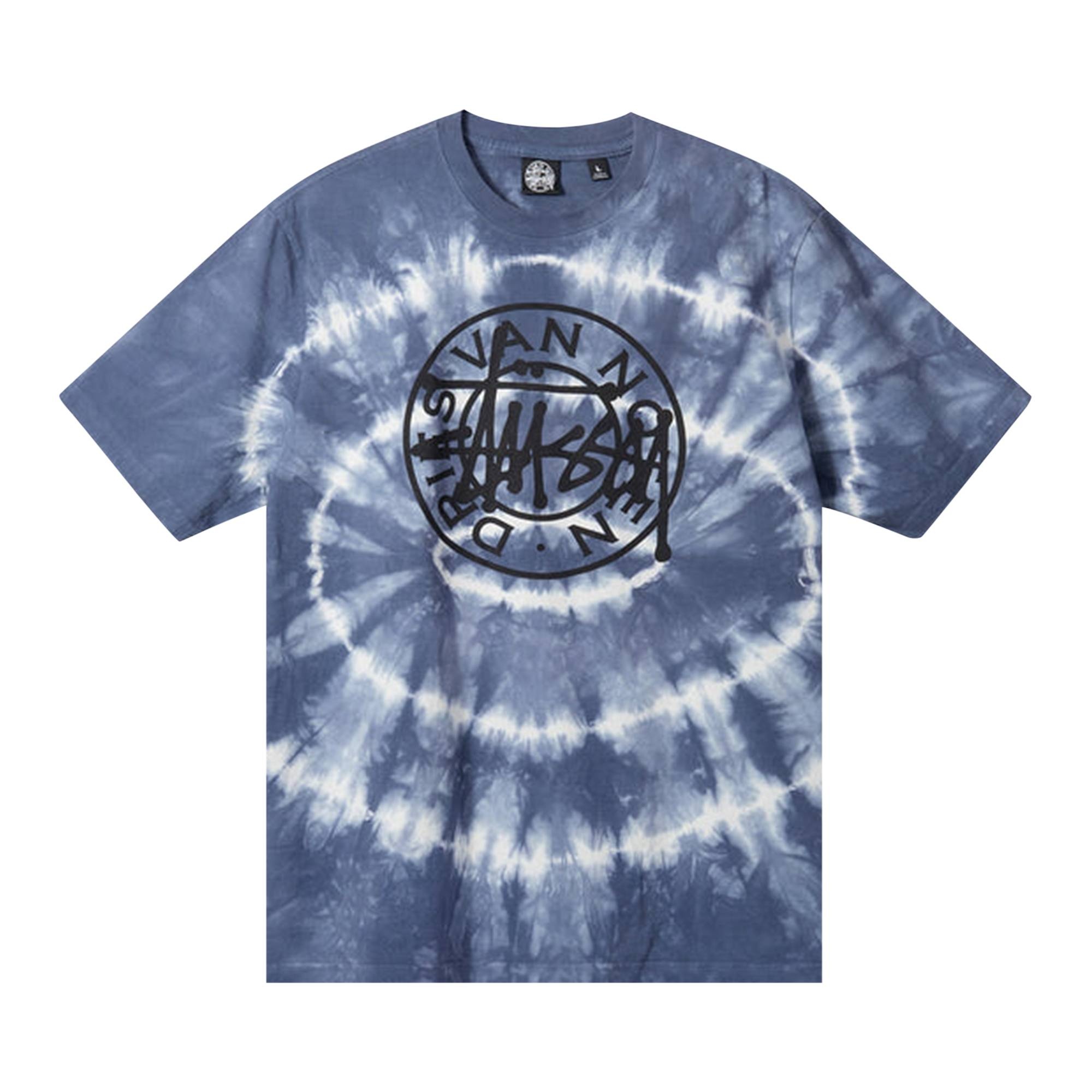 Stussy & Dries Van Noten Tie Dye Tee 'Blue' - 1