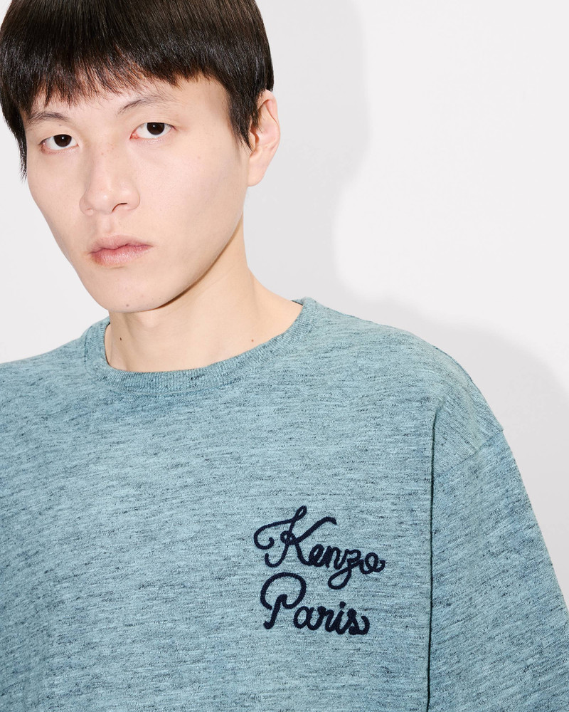 'KENZO Paris Chainstitch' embroidered T-shirt in cotton 6