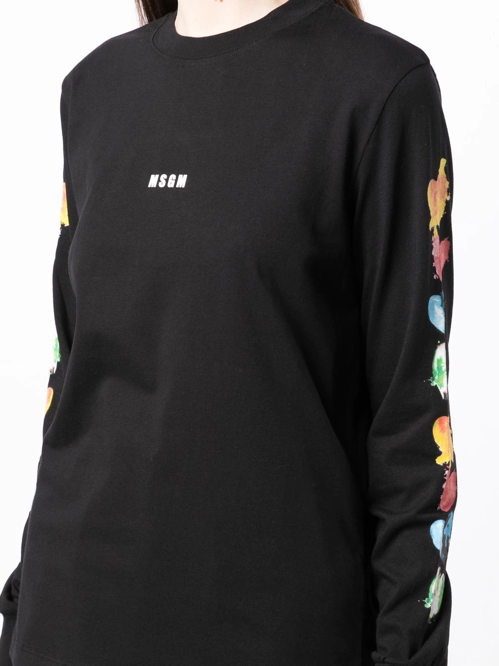 logo-print long-sleeve T-shirt - 7
