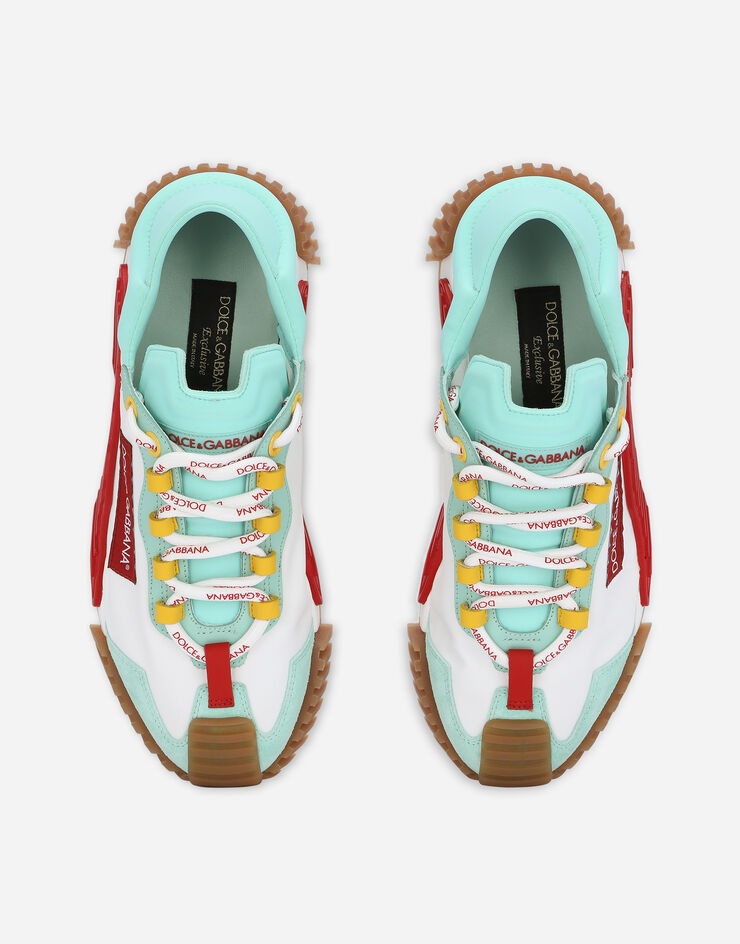 Mixed-materials NS1 slip-on sneakers - 4