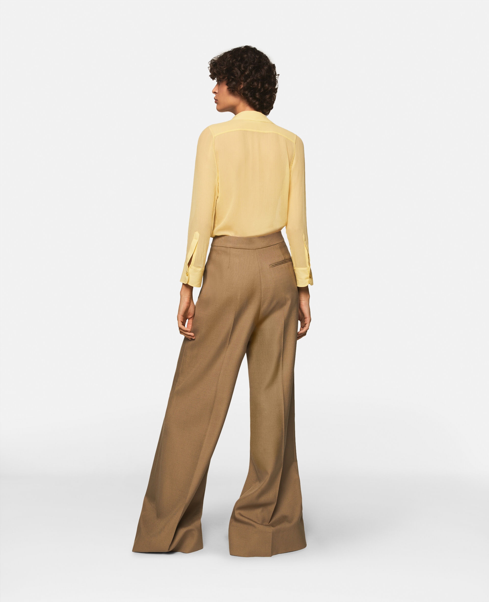 High-Rise Wide-Leg Trousers - 3