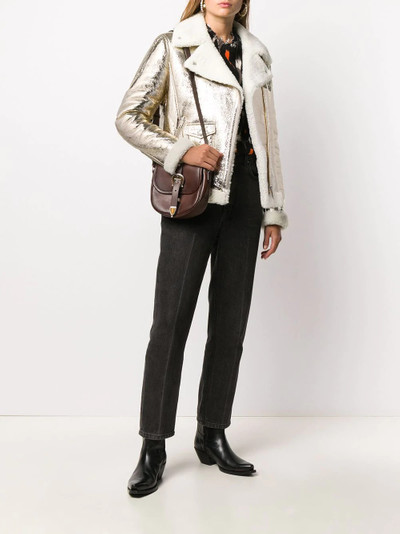 Golden Goose Assia leather biker jacket outlook