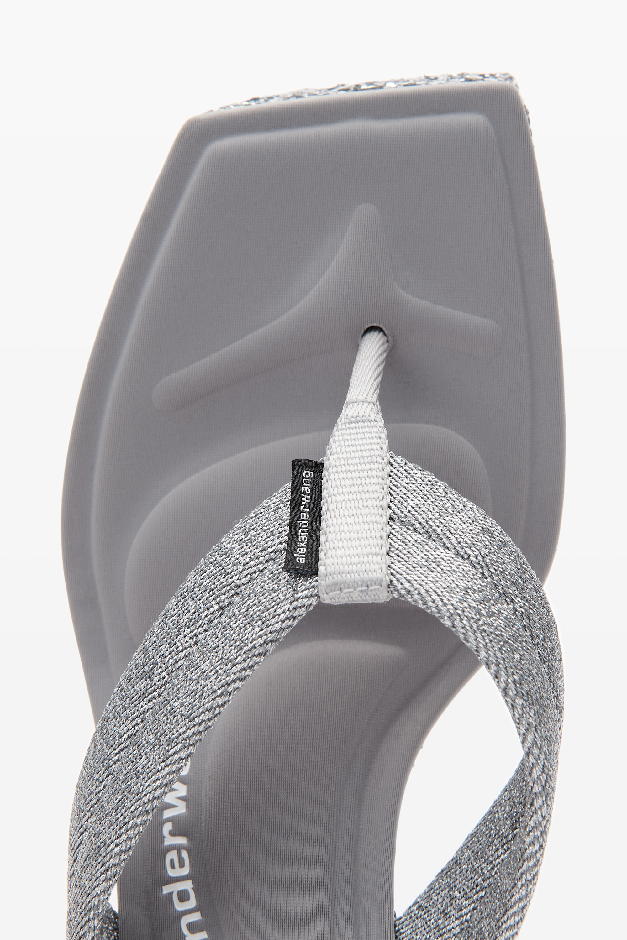 JESSIE PLATFORM SLIDE IN GLITTER NYLON - 4