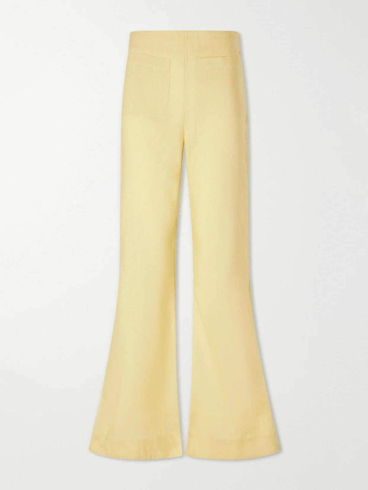 Farah Sunlight Wool And Linen-blend Flared Pants - 1