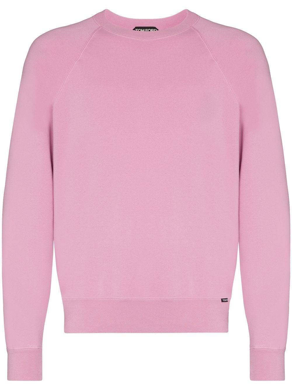 crew neck cotton sweatshirt - 1