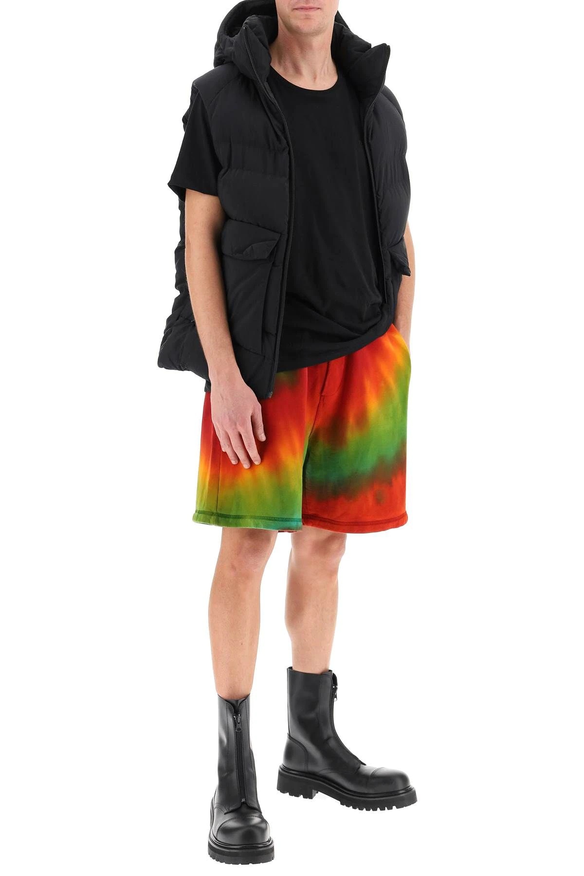 TIE-DYE SHORT SWEATPANTS - 2