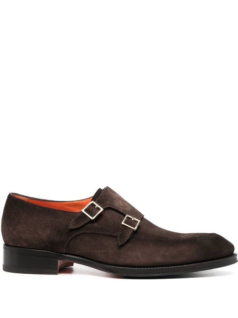 bucked suede monk shoes 1