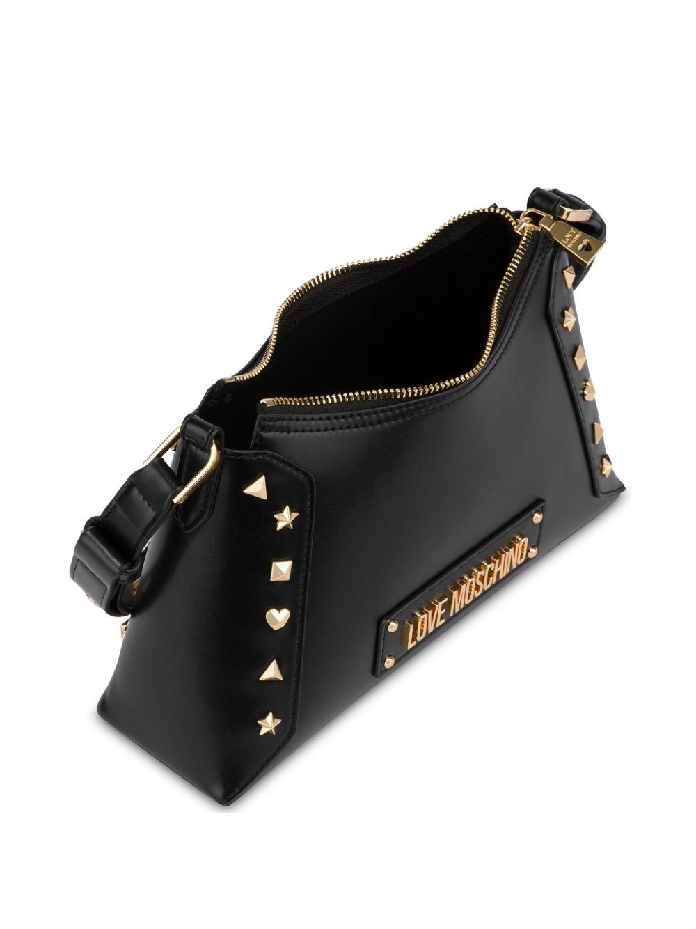 logo-lettering shoulder bag - 3