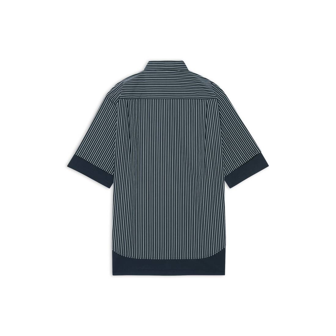 Men's Bb Icon Layered Shirt in Black - 6