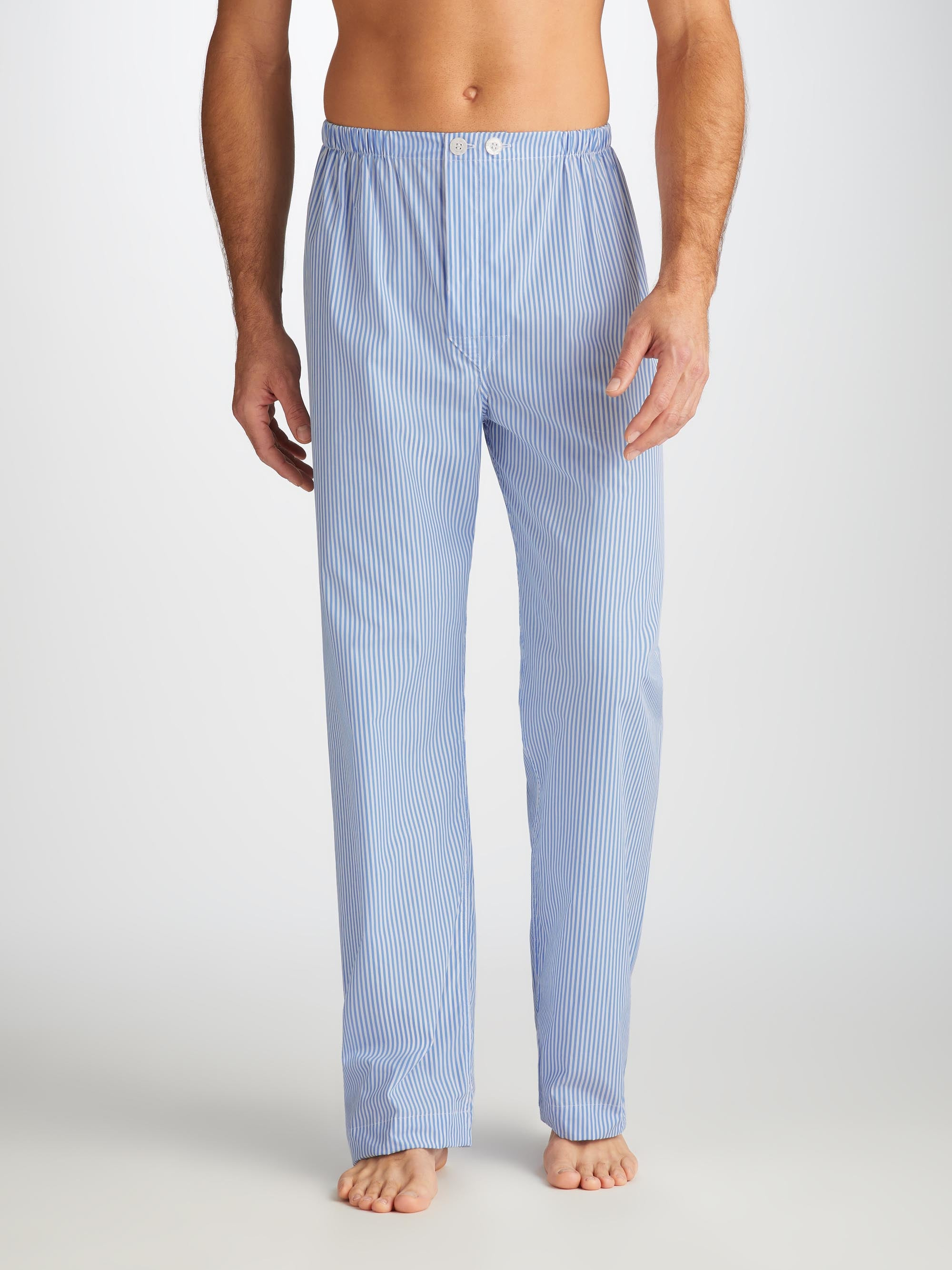Men's Classic Fit Pyjamas James Cotton Blue - 5