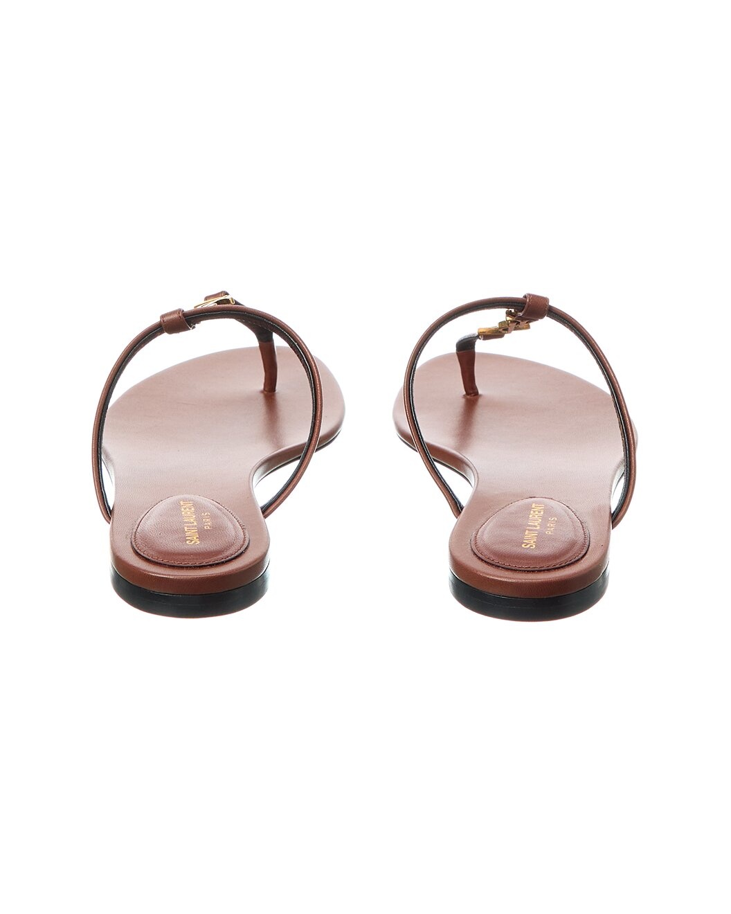 Saint Laurent Cassandra Leather Sandal (Authentic Pre-Loved) - 3