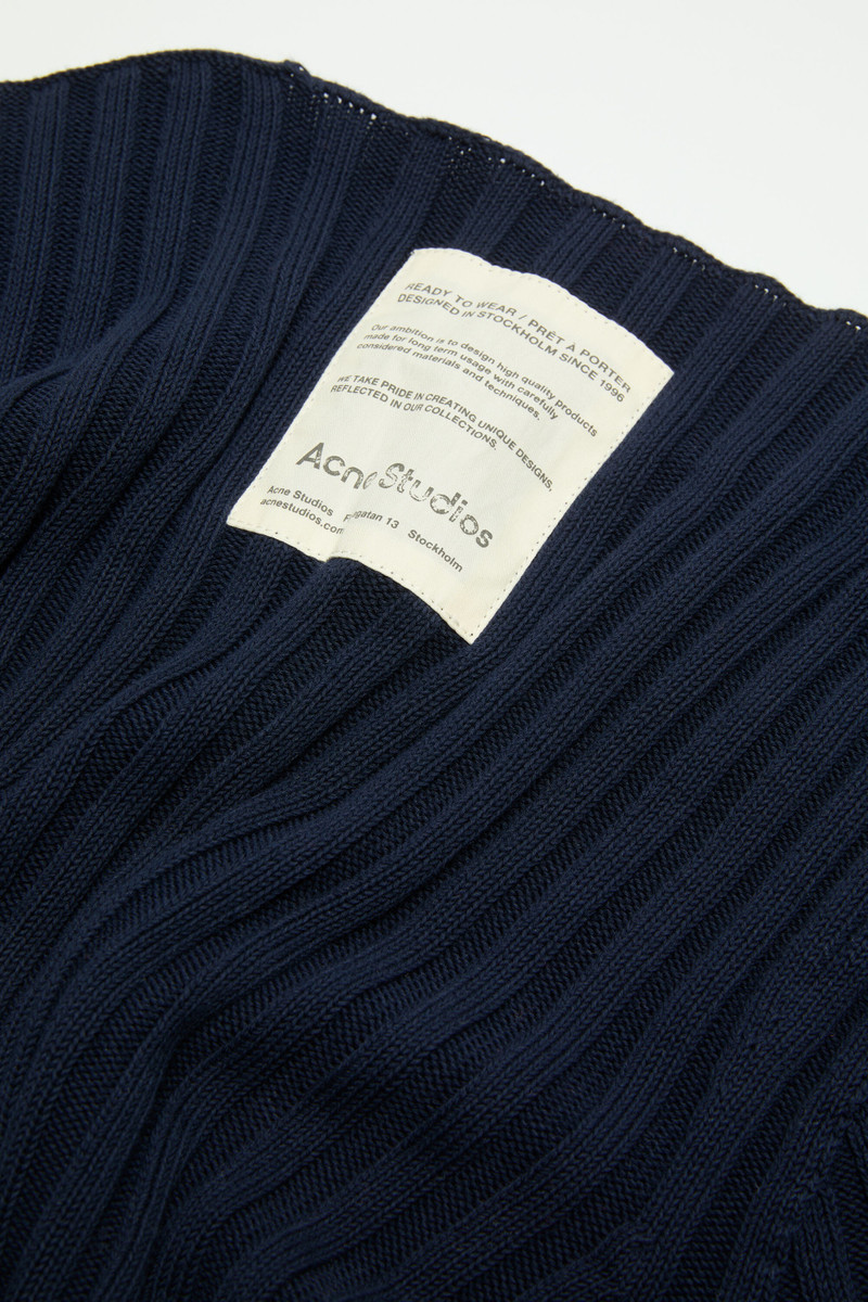 Ribbed jumper - Navy/navy 5