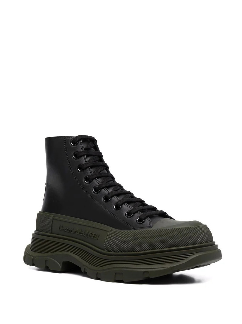 Alexander McQueen Tread Slick lace-up boots outlook