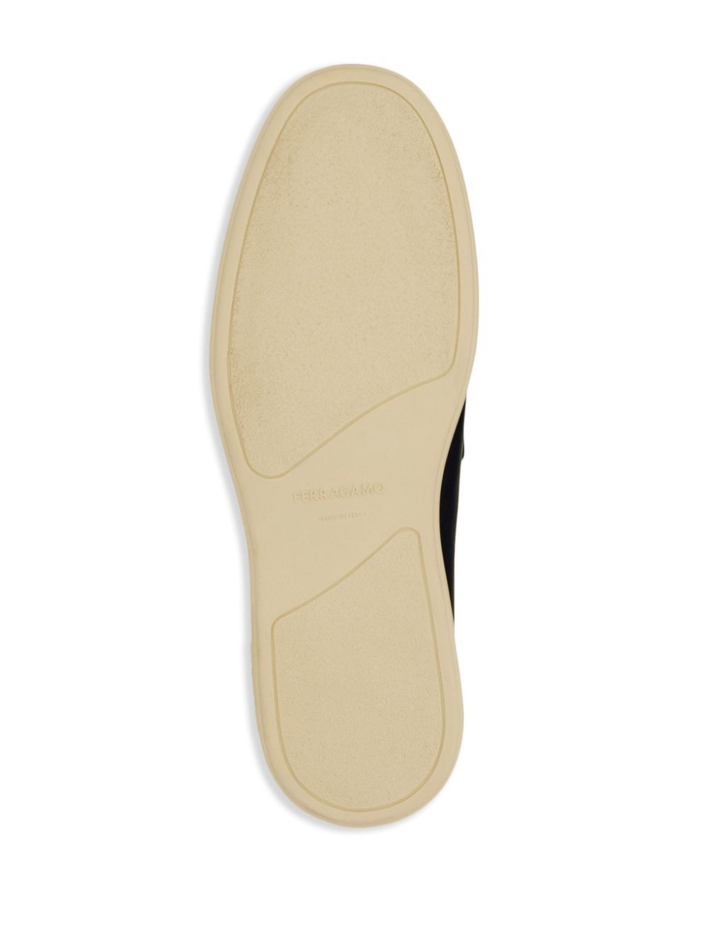 Ferragamo Men Cosimo Leather Casual Loafers With Gancini Buckle - 5