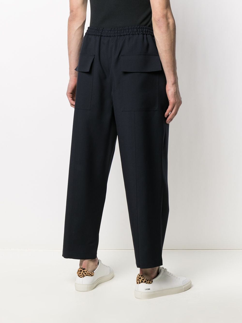 wool track pants - 4